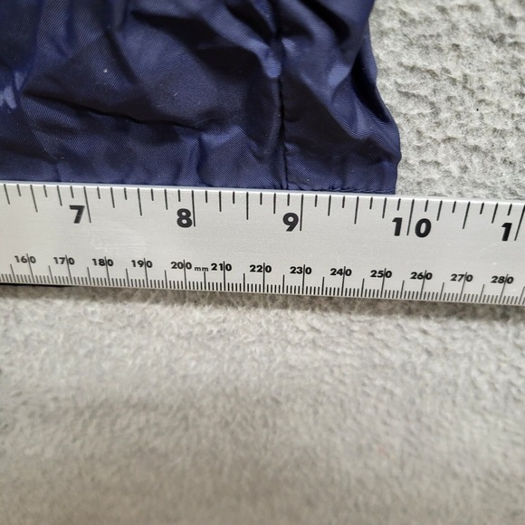 Nike‎ Men Activewear Pants XL Blue Windbreaker Logo Spellout Drawstring - Picture 8 of 11